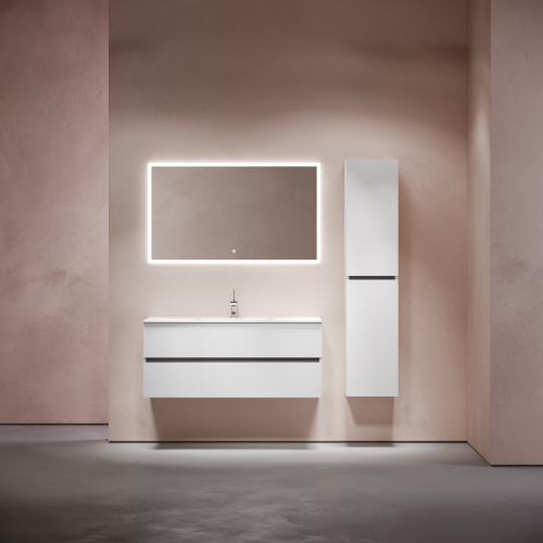 Тумба под раковину Sancos Urban UR120-1W 120х50 подвесная цвет белый - фото 2